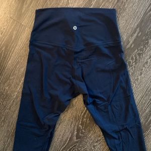 Lululemon navy align 25” size 6